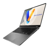 ASUS Vivobook 16 Flip TP3607SA-SI155W Copilot+ PC Intel Core Ultra 7 256V Hybrid (2-i-1) 40,6 cm (16") Berøringsskærm WUXGA 16 GB LPDDR5x-SDRAM 1 TB SSD Wi-Fi 7 (802.11be) Windows 11 Home Tysk Grå