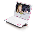 Lenco DVP-910 Bærbar DVD afspiller Konvertibel 22,9 cm (9") Sort, Lyserød