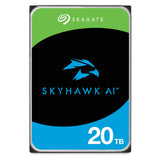 Seagate SkyHawk AI harddisk 20 TB 7200 rpm 512 MB 3.5" Serial ATA III