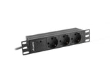 Lanberg PDU-03F-0200-IEC-BK strømforsyningsenhed (PDU) 1U