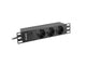 Lanberg PDU-03F-0200-IEC-BK strømforsyningsenhed (PDU) 1U