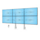 StarTech.com 6-MONITOR-ARM-A skærmbeslag og -stativer 81,3 cm (32") Skrivebord Hvid