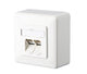 METZ CONNECT 130C380002-I stikkontakt RJ-45 Hvid