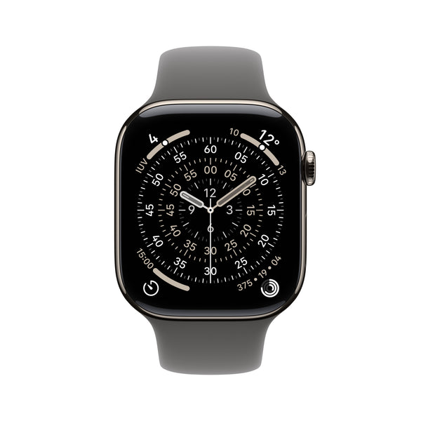 Apple Watch Series 11 OLED 46 mm Digital 416 x 496 pixel Berøringsskærm 5G Titanium Wi-Fi GPS (satellit)