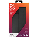 ZAGG Folio mobiltelefon etui 15,5 cm (6.1") Folie Sort