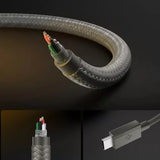 Spigen EB6015CC USB-kabel 1,5 m USB C 0,48 Gbit/sek. 60 W Grå