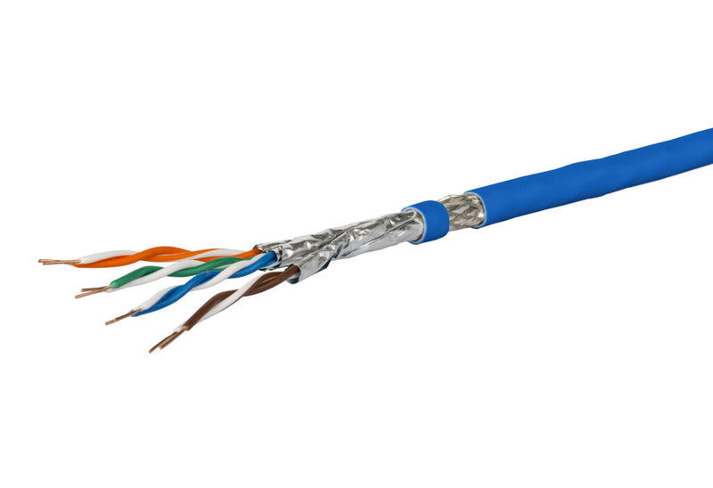 METZ CONNECT 1308427B34145 netværkskabel Blå 100 m Cat7a S/FTP (S-STP)