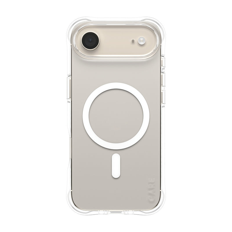 PanzerGlass CARE™ by ® Samba Case Transparent m. Hvid MagSafe iPhone Air
