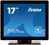 iiyama ProLite T1721MSC-B2 computerskærm 43,2 cm (17") 1280 x 1024 pixel SXGA LED Berøringsskærm Bordplade Sort