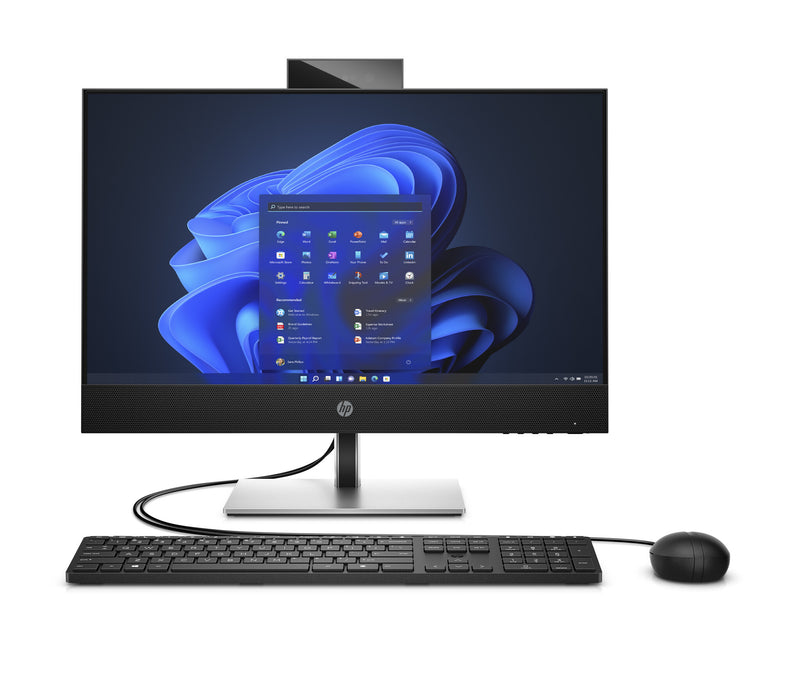 HP ProOne 440 G9 Intel® Core™ i3 i3-13100T 60,5 cm (23.8") 1920 x 1080 pixel All-in-One PC 16 GB DDR4-SDRAM 512 GB SSD Windows 11 Pro Wi-Fi 6E (802.11ax) Sort, Sølv