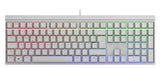CHERRY MX 2.0S tastatur Spil USB QWERTZ Tysk Hvid