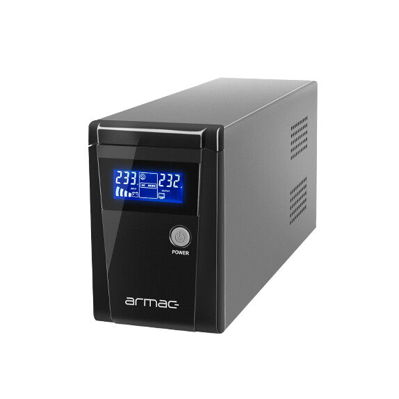 Armac O/650F/LCD UPS-enhed Interaktivt indgangsstik 0,65 kVA 2 AC stikkontakt(er)