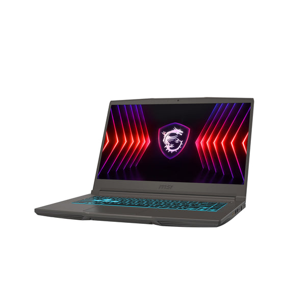 MSI Thin 15 B13UC-3073 Intel® Core™ i5 i5-13420H Laptop 39,6 cm (15.6") Fuld HD 16 GB DDR4-SDRAM 512 GB SSD NVIDIA GeForce RTX 3050 Wi-Fi 6E (802.11ax) Grå