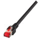 EFB Elektronik RJ45 S/FTP Cat6 netværkskabel Sort 1 m S/FTP (S-STP)