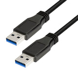 LogiLink CU0039 USB-kabel USB 3.2 Gen 1 (3.1 Gen 1) 2 m USB A 5 Gbit/sek. 4,5 W Sort