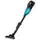 Makita DCL284FZB stav støvsuger & elektrisk kost 2-i-1 stangstøvsuger Batteri Dry Sort, Teal