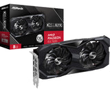 Asrock Challenger 90-GA41ZZ-00UANF grafikkort AMD Radeon RX 7600 8 GB GDDR6