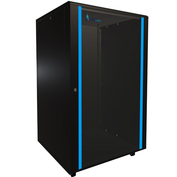 Extralink EX.14404 stativ 27U Fritstående reol Sort