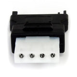 StarTech.com LP4SATAFM kabel kønsskifter SATA (15-pin) LP4 (4-pin) Sort