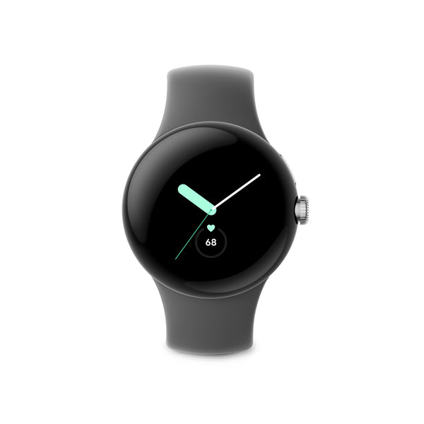 Google Pixel Watch AMOLED 41 mm Digital Sølv Wi-Fi GPS (satellit)
