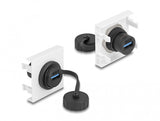 DeLOCK 81410 USB-kabel USB 3.2 Gen 1 (3.1 Gen 1) 0,045 m USB A Sort, Hvid