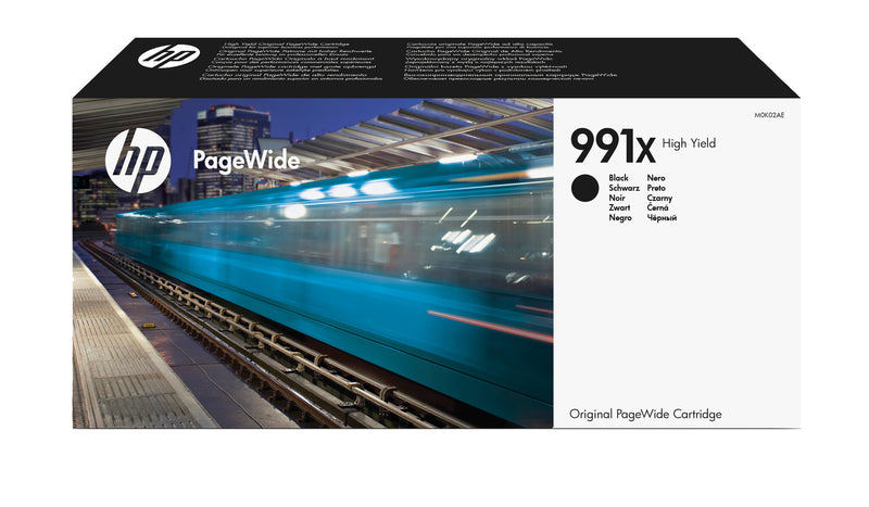 HP Original 991X PageWide-patron med høj kapacitet, sort