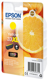 Epson Oranges C13T33644022 blækpatron 1 stk Original Højt (XL) udbytte Gul