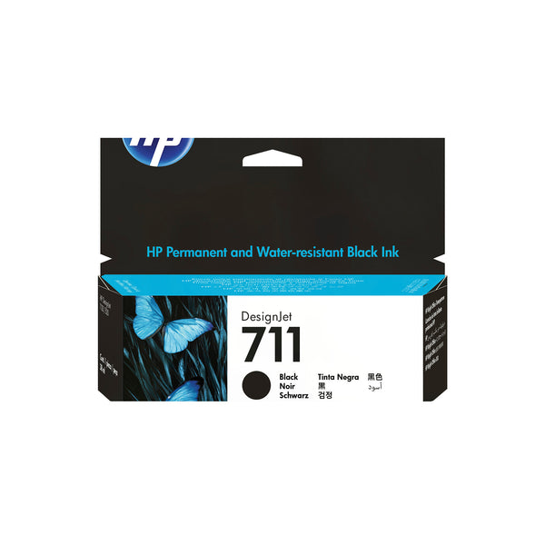 HP 711 DesignJet-blækpatron med 38 ml, sort