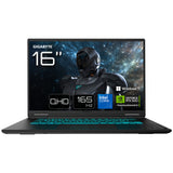 GIGABYTE GAMING A16 PRO DYHG5DECC4SH laptop Intel Core 7 240H 40,6 cm (16") Quad HD+ 32 GB LPDDR5x-SDRAM 1 TB SSD NVIDIA GeForce RTX 5080 Laptop GPU Wi-Fi 6E (802.11ax) Windows 11 Home Sort