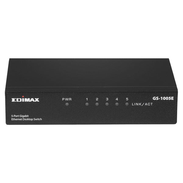 Edimax GS-1005E netværksswitch Ikke administreret Gigabit Ethernet (10/100/1000) Sort