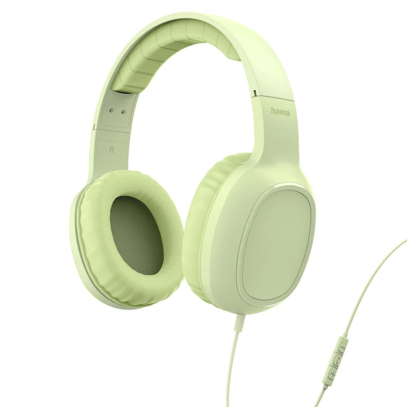 Hama Fun C Headset Ledningsført Opkald/musik USB Type-C Grøn