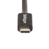 StarTech.com TBLT4MM50CM Thunderbolt kabel 0,5 m 40 Gbit/sek. Sort
