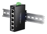 Trendnet TI-ELC50 netværksswitch Ikke administreret Fast Ethernet (10/100) Sort