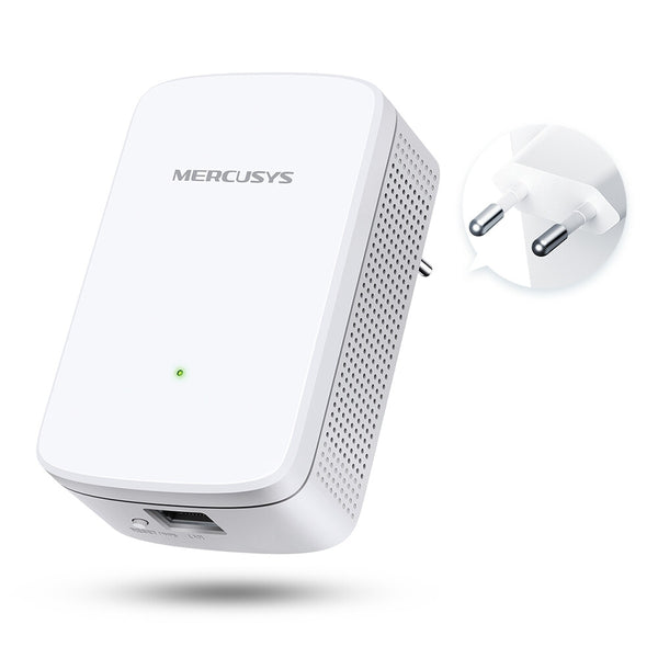 Mercusys ME10 netværk forlænger Netværksgentager Hvid 10, 100 Mbit/s