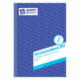 Avery 904 blok og notesblok A5 50 ark Blå, Hvid
