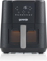 Gorenje AF1350DWB Enkelt 5,4 L Enkeltstående 1350 W Varmluftsteger Sort