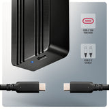 Axagon EEM2-40G drevkabinet SSD kabinet Sort M.2