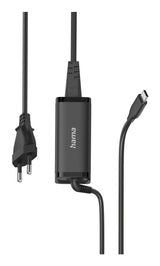 Hama 00200023 strømadapter og vekselret Indendørs 65 W Sort