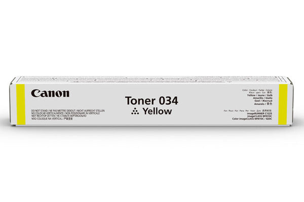 Canon 034 tonerpatron 1 stk Original Gul
