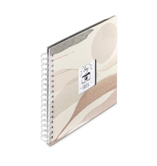 Hama Watercolor fotoalbum og arkbeskyttelse Brun 50 ark Spiral indbinding
