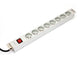 Digitus A-19-STRIP-2-IMP strømforsyningsenhed (PDU) 8 AC stikkontakt(er) 1U Hvid