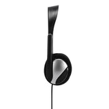 Hama Essential HS 200 Headset Ledningsført Opkald/musik Sort, Sølv