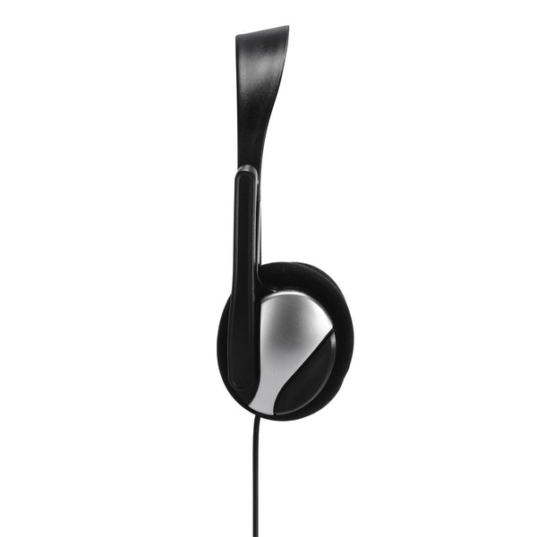 Hama Essential HS 200 Headset Ledningsført Opkald/musik Sort, Sølv