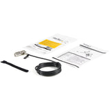 StarTech.com LTLOCK4D kabellås Sort, Sølv 2 m