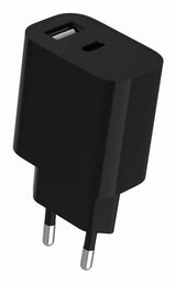 Gembird GMB Audio TA-UC-2AC12-01-BK oplader til mobil enhed Universel Sort Vekselstrøm Indendørs