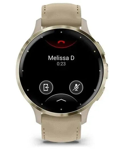 Garmin 010-02785-55 Smartwatch og sportsur 3,05 cm (1.2") AMOLED 41 mm Digital 390 x 390 pixel Berøringsskærm Guld Wi-Fi GPS (satellit)