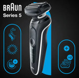 Braun Series 5 51-W1600s Folie shaver Sort, Hvid