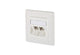 METZ CONNECT 130B12D21002-E stikkontakt RJ-45 Hvid