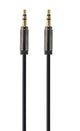 Gembird Cable CCAP-444-0.75M (Mini Jack M - Mini Jack M; 0,75m; black color) lydkabel 3.5mm Sort