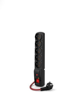 ACAR F5 POWER Sort 5 AC stikkontakt(er) 230 V 3 m